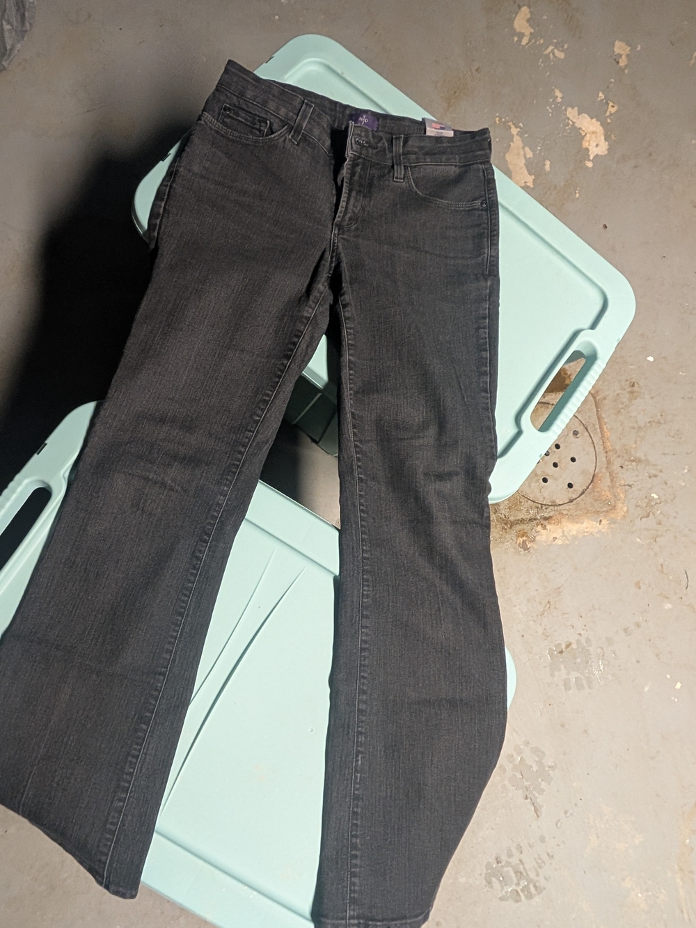 New York & Company Black Flare Jeans